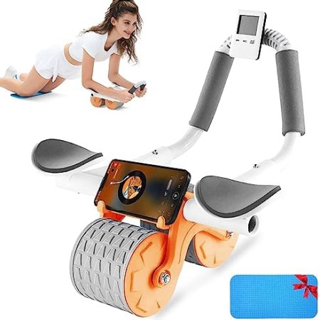 EOGILY Ab Automatic Rebound Abdominal Exercise Roller With Elbow Support