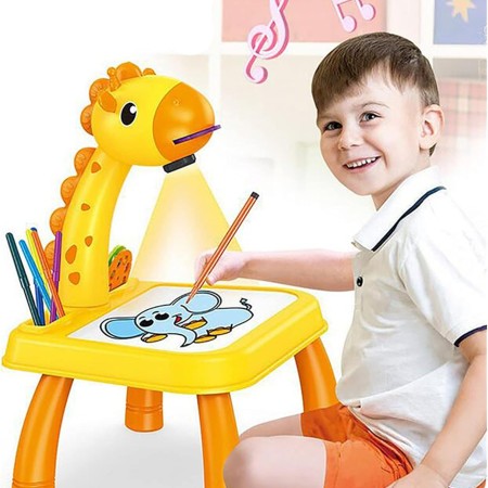 Children Painting Projection Drawing table