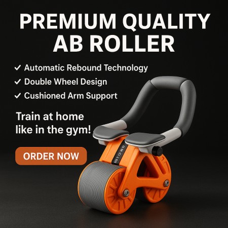 EOGILY Ab Automatic Rebound Abdominal Exercise Roller With Elbow Support