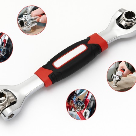 48 in 1 Universal Wrench  Adjustable Tool Multi-Function Socket  Renge