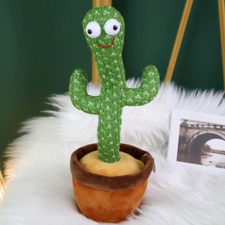 USB recharge Dancing cactus talking song cactus Toy