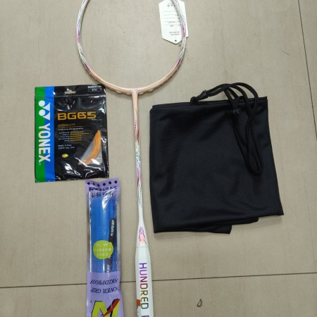 Full fiber Hundred plus Badminton Racquet 1017