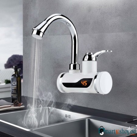 Instant Hot Water Tap Wall Fitting Temperature Display